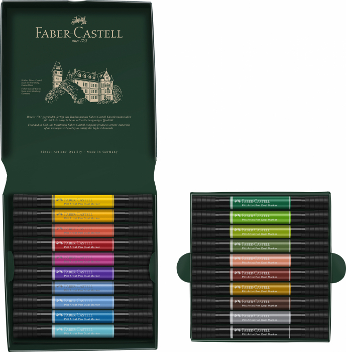 Pitt Artist Pen Dual Marker Set 20 bucati Faber-Castell [2]