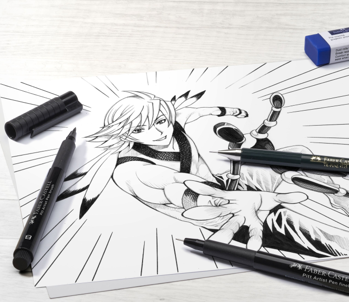 Pitt Artist Pen Manga Starter Set, Faber-Castell [2]