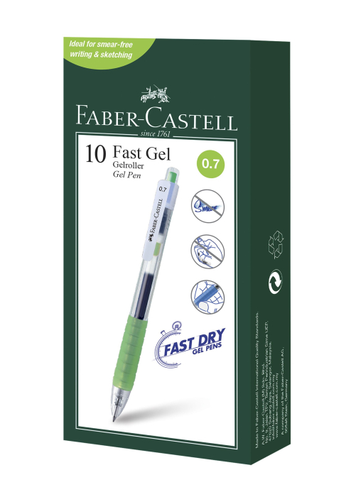 Pix Cu Gel 0.7mm Fast Gel Vernil, Faber-Castell [3]