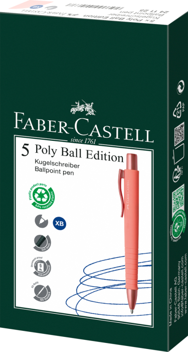 Pix Cu Mecanism Coral Poly Ball Xb Urban 2025, Faber-Castell [3]