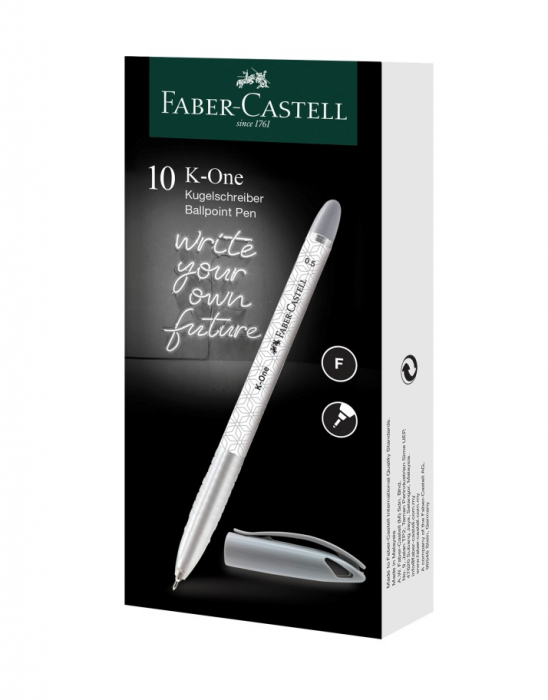 Pix Unica folosinta 0.5 mm Negru K1, Faber-Castell [2]