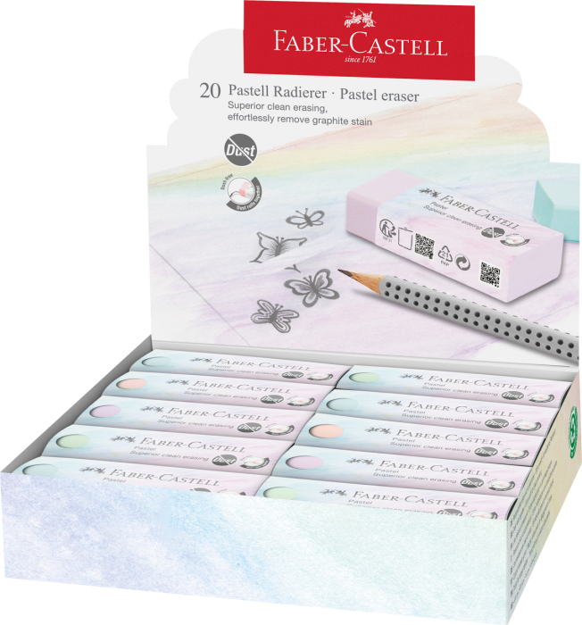 Radiera Creion Dust Free 20 Pastel, Faber-Castell [5]