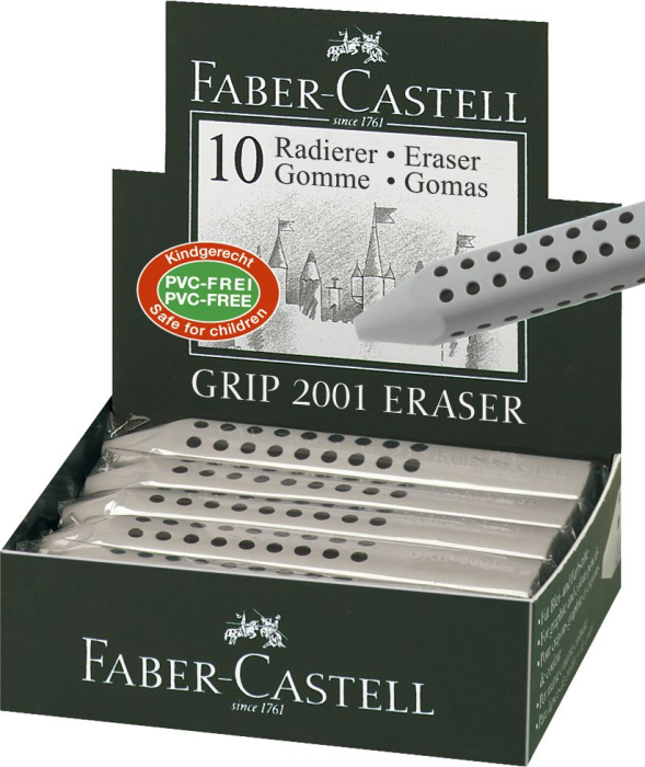 Radiera Creion Grip 2001 Gri, Faber-Castell [3]