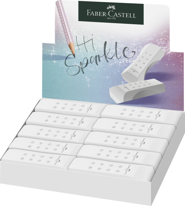 Radiera Rollon Sparkle Alba, Faber-Castell [2]
