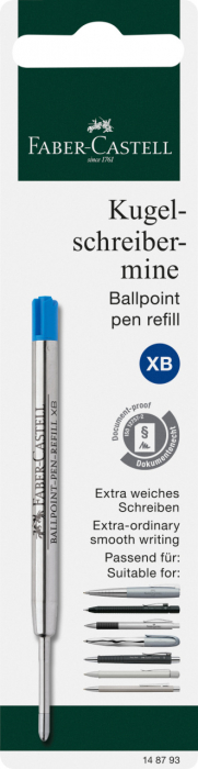 Rezerva Pix Metal Blue XB, Faber-Castell [2]
