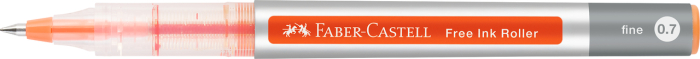 Roller Free Ink 0.7mm Portocaliu, Faber-Castell [2]