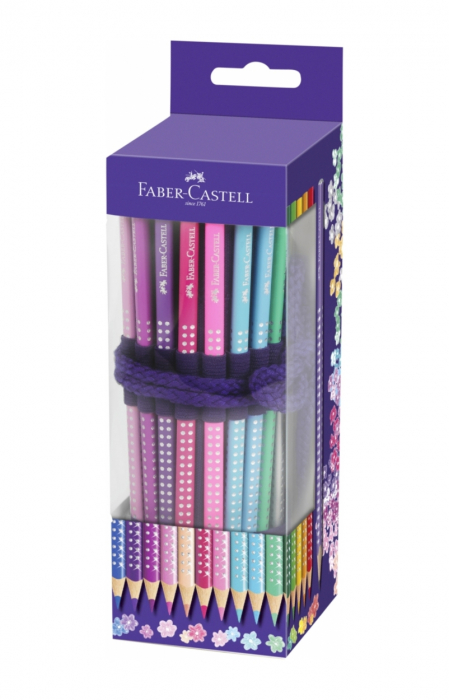 Rollup 20 creioane colorate Sparkle +1 Creion Sparkle + accesorii Faber-Castell [6]