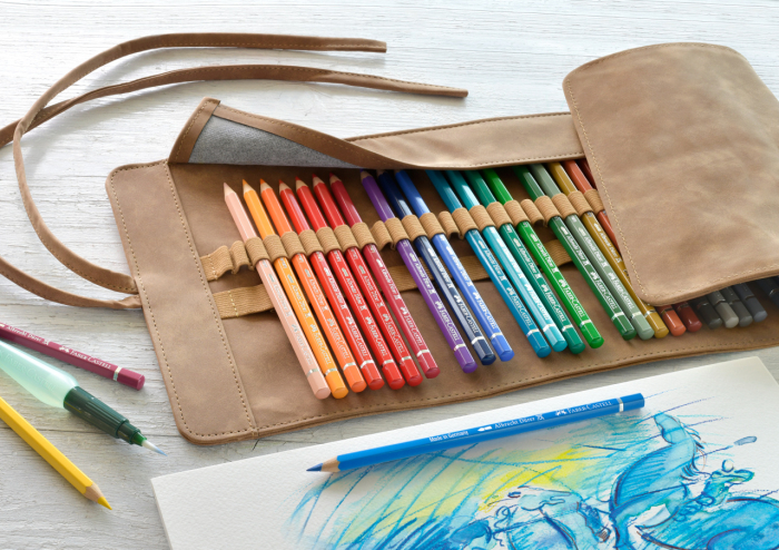 Rollup 30 Creioane Colorate A.Durer + Accesorii, Faber-Castell [4]