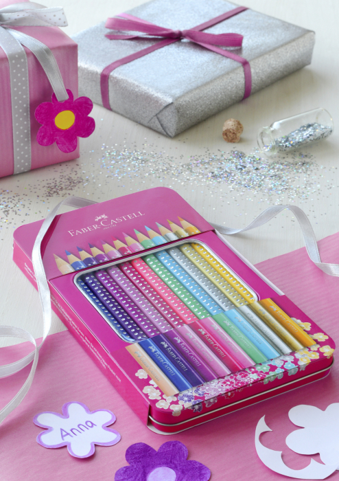 Set 12 Creioane colorate Sparkle Faber-Castell [4]