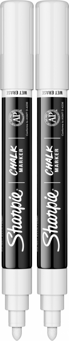 Set 2 Markere Sharpie Creta Lichida Alba, Sharpie [5]