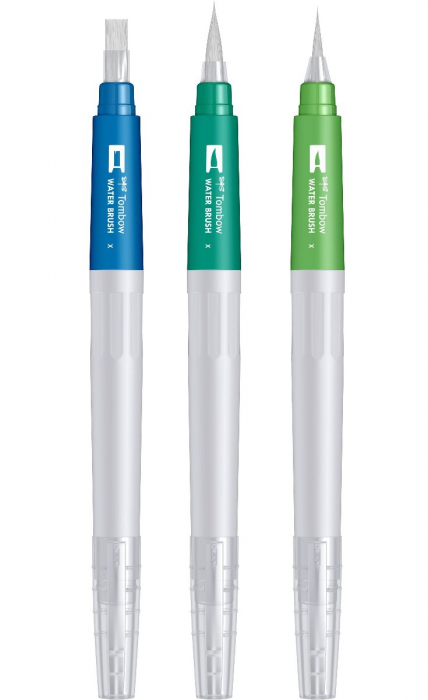 Set 3 Pensule cu Rezervor Apa Tombow [2]
