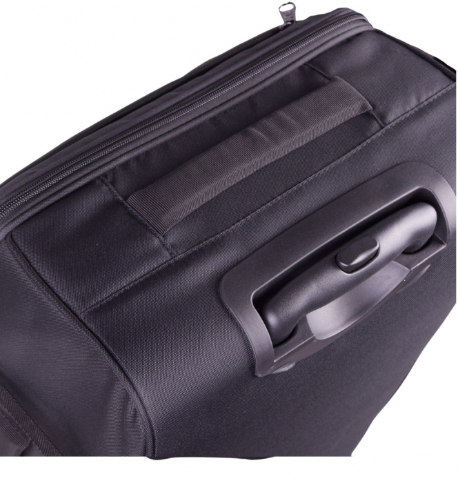 Set 3 trollere Soft Luggage (20/23/27 inch) Poliester, galben/negru, CATERPILLAR [6]