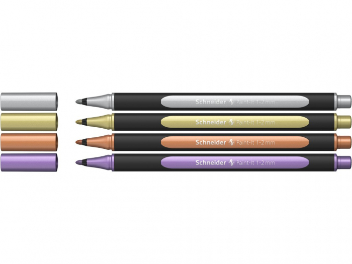 Set 4x Liner metalic Paint-It 020 1-2 mm, Schneider [3]