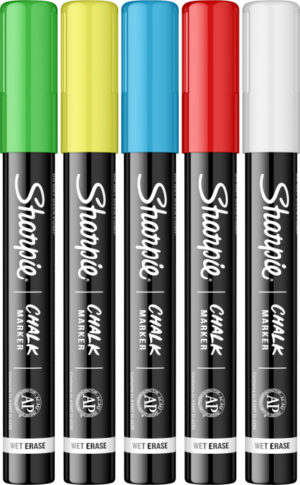 Set 5 Markere Creta Lichida, Sharpie [3]