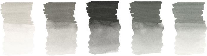 Set 5 Markere Solubile Tonuri De Gri A.Durer, Faber-Castell [4]