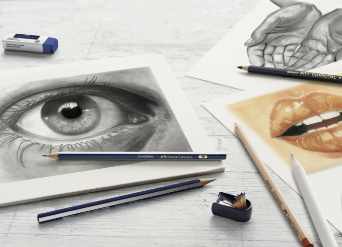 Set 6 Creion Grafit Diverse Tarii Goldfaber+ Radiera+Ascutitoare, Faber-Castell [4]