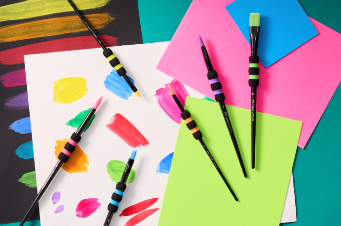 Set 6 Pensule Soft Touch Black, Faber-Castell [4]