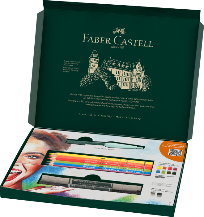Set Arta Discovery Desen Umed 12 Piese, Faber-Castell [3]