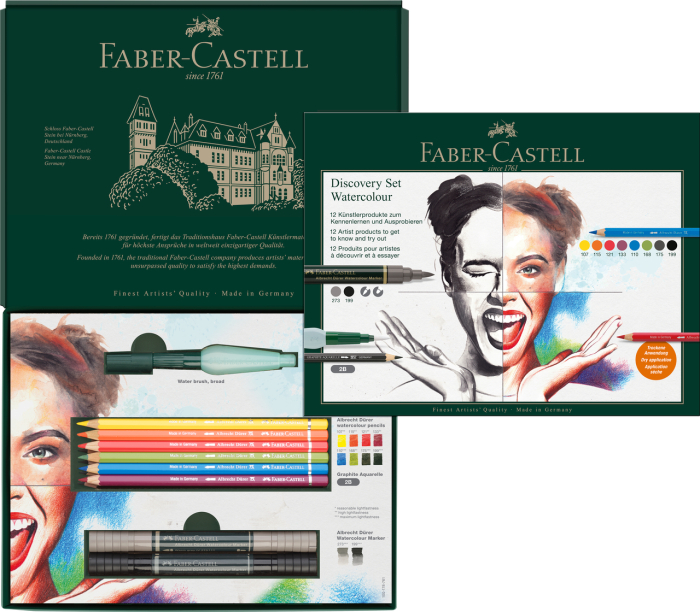 Set Arta Discovery Desen Umed 12 Piese, Faber-Castell [4]
