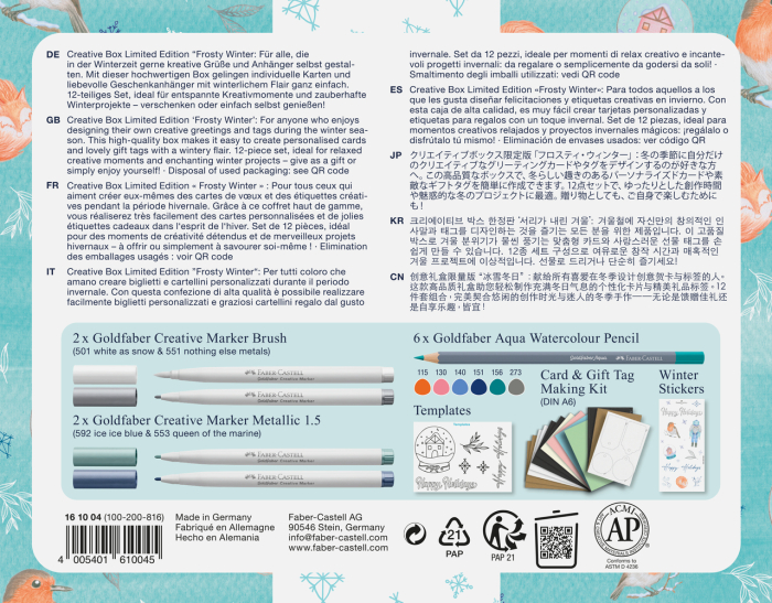 Set Creativ Goldfaber Frosty Winter Limited Edition, Faber-Castell [5]