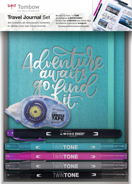 Set Creativ Travel Journal Set, Tombow [5]