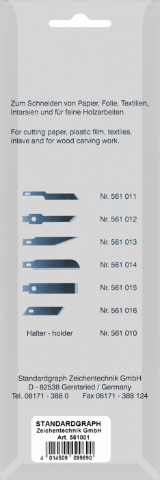 Set Cutter cu 6 lame StandardGraph [2]