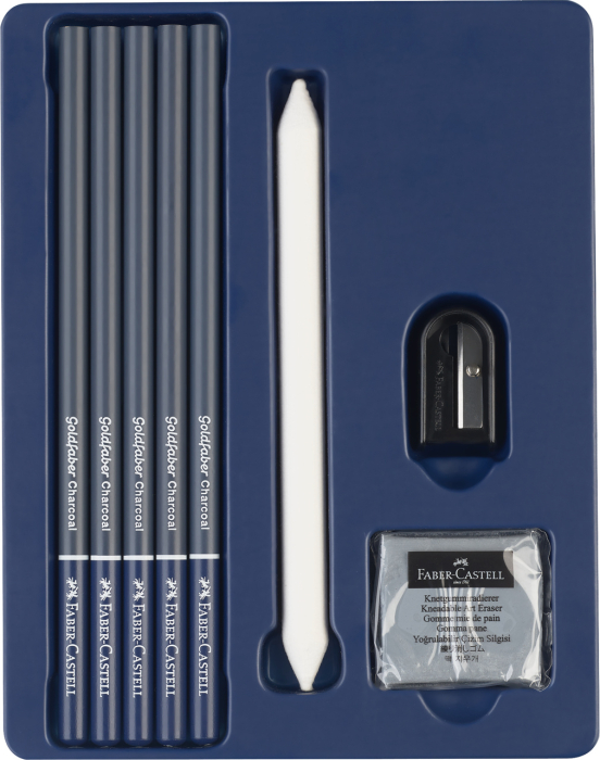 Set Desen Carbune 8 Buc, Faber-Castell [2]