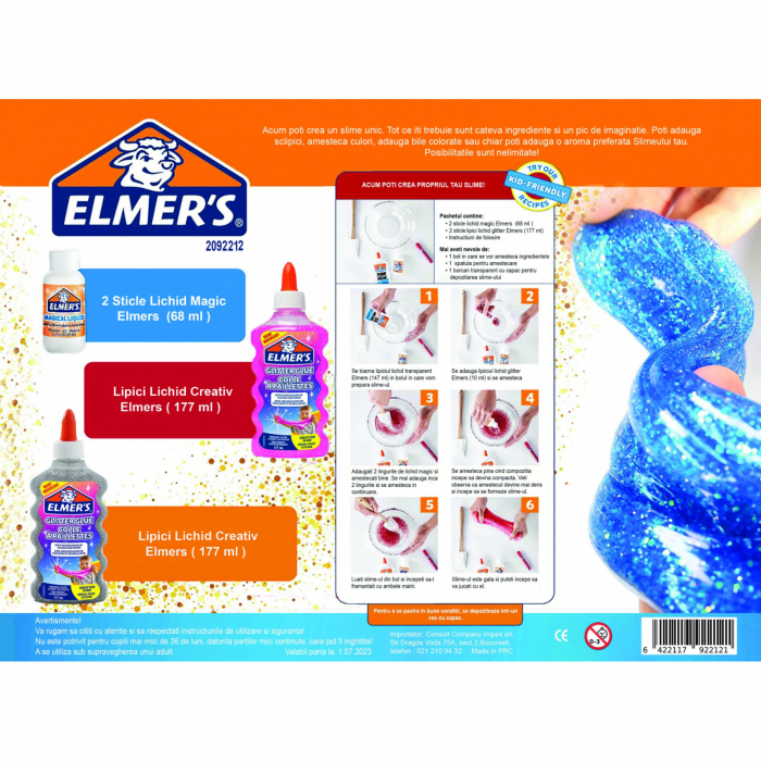 Set Elmers Starter Slime Pink-Silver [2]