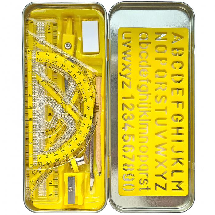 Set geometrie scolara 10 piese Aristo [5]