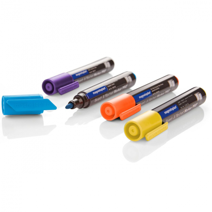 Set Marker Whiteboard Pro 4 culori, Magnetoplan [3]