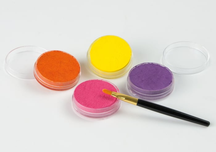 SET PICTURA PENTRU FATA 4 CULORI + PENSULA FLUTURI EBERHARD FABER [2]