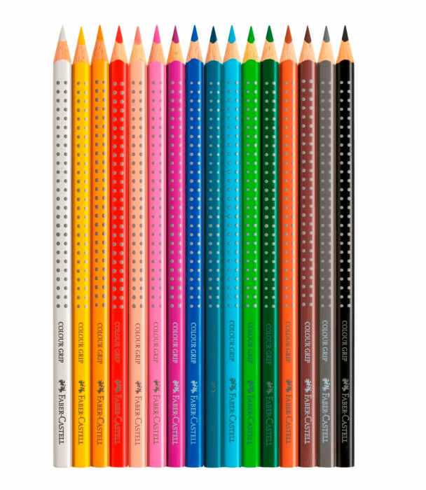 SET PT O CLASA CUTIE METAL 300 CREIOANE COLORATE GRIP FABER-CASTELL [2]