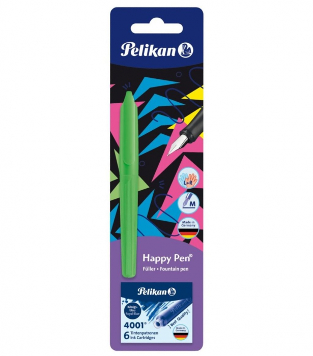 Stilou Happy Pen Verde Neon, Pelikan [2]