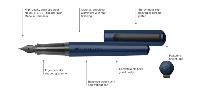 Stilou HEXO Blue Faber-Castell [4]