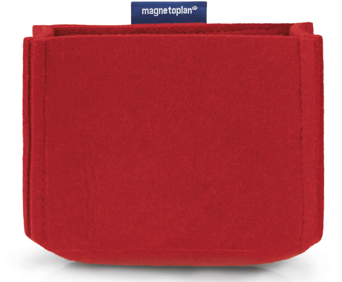 Suport magnetic MAGNETOPLAN pt accesorii whiteboard M rosu [4]
