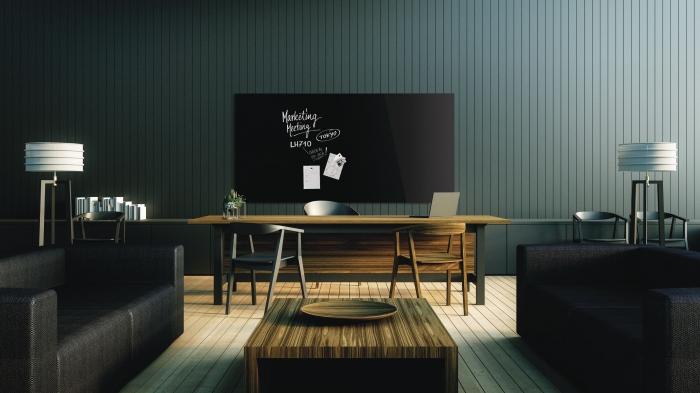 Tabla Magnetica de Sticla Negru Design Glassboard, Magnetoplan [3]