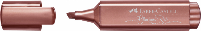 Textmarker Rosu Metalizat 1546 Faber-Castell [3]