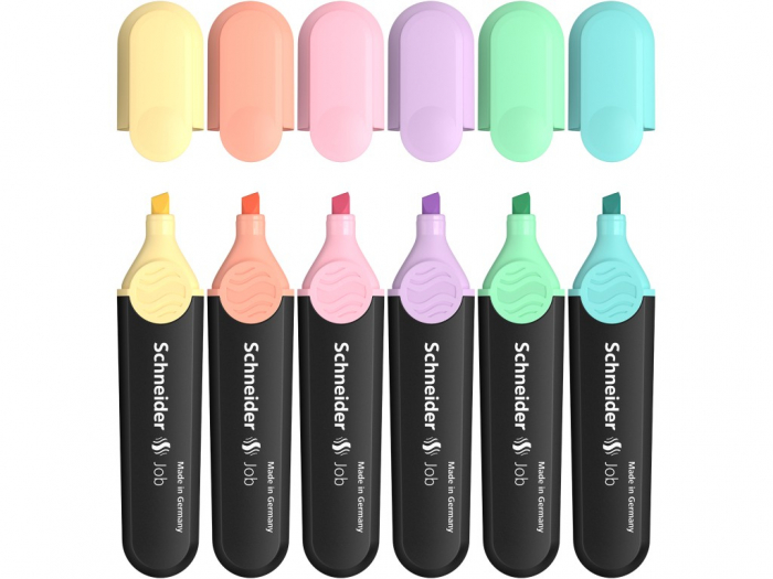 Textmarker Schneider Job Pastel 6/set [2]