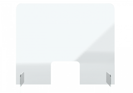 Panouri expunere si separatoare spatii - Protectie acryl pentru tejghea, birou 850*700(h) mm Magnetoplan