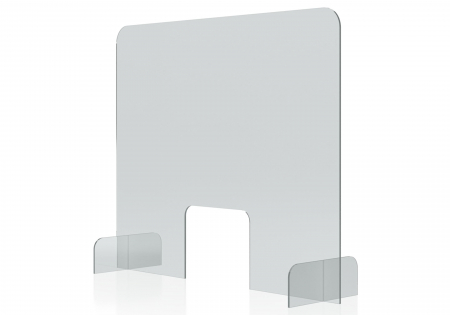 Protectie acryl pentru tejghea, birou 850*700(h) mm Magnetoplan [2]