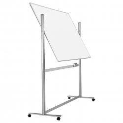 Whiteboard stand mobil - Whiteboard pe stand mobil Ferroscript rotativ 360 gr Magnetoplan (3 variane de marime)