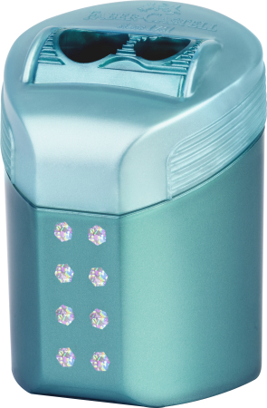 Brand - Ascutitoare Dubla Roll On Sparkle Pastel, Faber-Castell