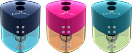 Ascutitori - ASCUTITOARE PLASTIC DUBLA GRIP TREND 2019 FABER-CASTELL
