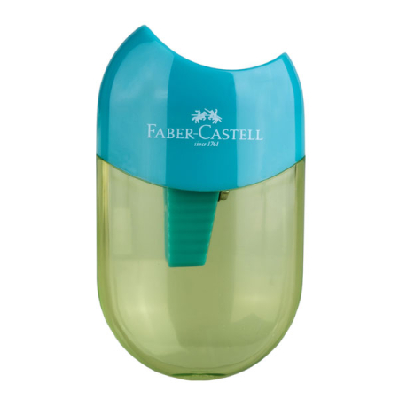 Brand - Ascutitoare Plastic Simpla Cu Container Apple Trend 2019 Faber, Faber-Castell