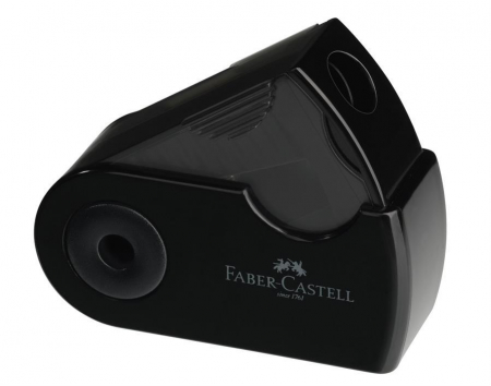 Ascutitori - Ascutitoare Plastic Simpla Sleeve-Mini Negru Faber-Castell