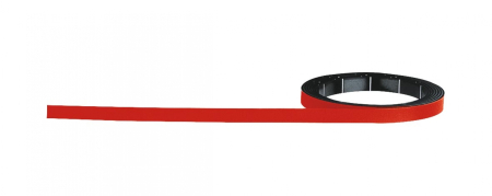 Afisare si prezentare - Banda magnetica MAGNETOPLAN rosu 1000 x 5 mm