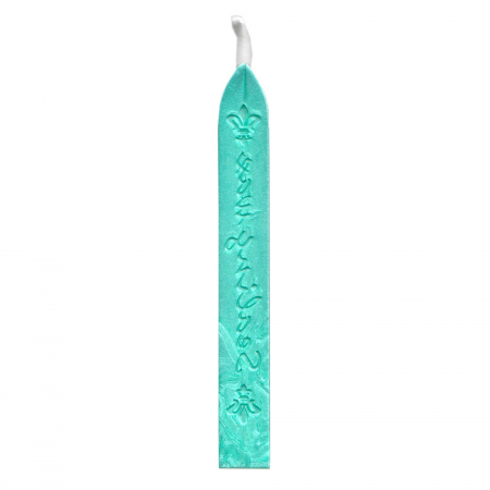 Brand - Baton ceara sigiliu neon turquoise cu fitil  StandardGraph