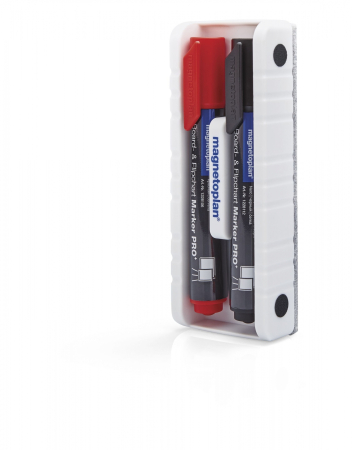 Afisare si prezentare - Burete magnetic MAGNETOPLAN pentru whiteboard + 2 markere