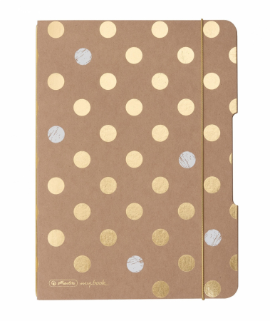Caiete - Caiet my.book flex, A5, 40 file, Dictando, coperta carton, motiv Pure Glam, Herlitz