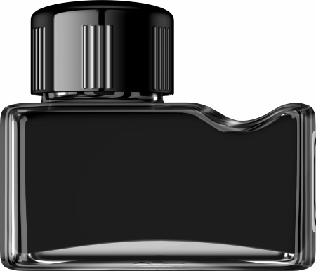 Calimara cerneala cu suport toc Black Permanent 40 ml StandardGraph [3]